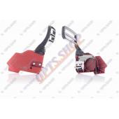 Кришка гальма пилки Goodluck 5800/6200 в зборі, металева, червона