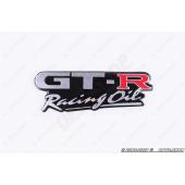 Наклейка   логотип   GT-R   (14x5см, алюминий)   (#1663)