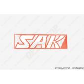 Наклейка   логотип   SAK   (16х5см, черная)   (#6873)