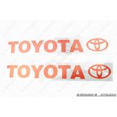 Наклейки (набор)   Toyota   (45х8см)   (#7335)