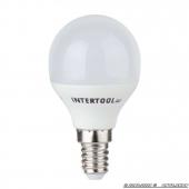 Светодиодная лампа LED 5Вт, E14, 220В, INTERTOOL