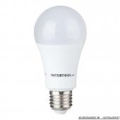 Светодиодная лампа LED 15Вт, E27, 220В, INTERTOOL